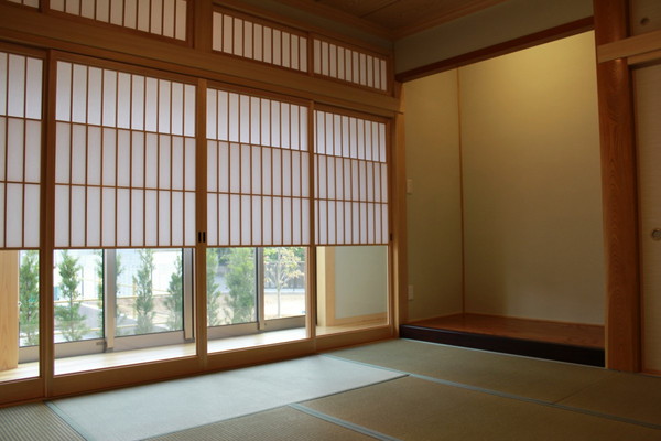 部屋の一角で表す上質な和モダンの施工事例イメージ